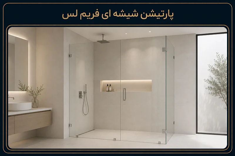 پارتیشن شیشه ای فریم لس چیست؟