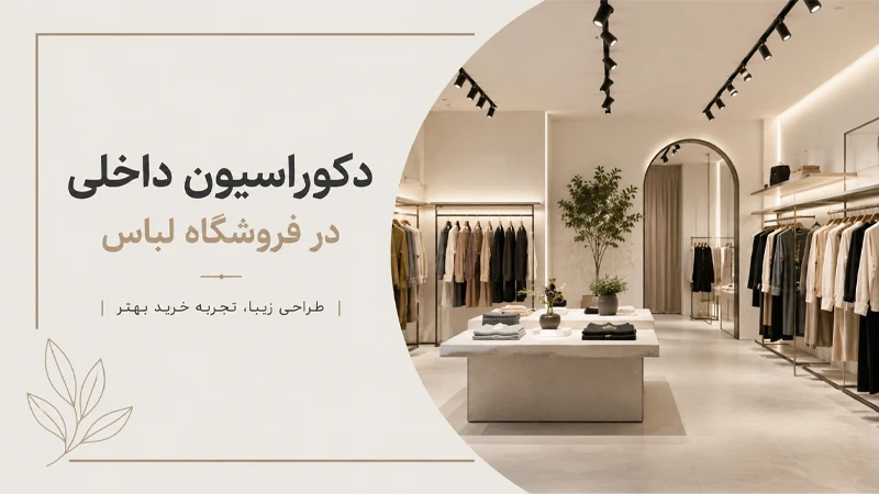 دکوراسیون داخلی لباس فروشی